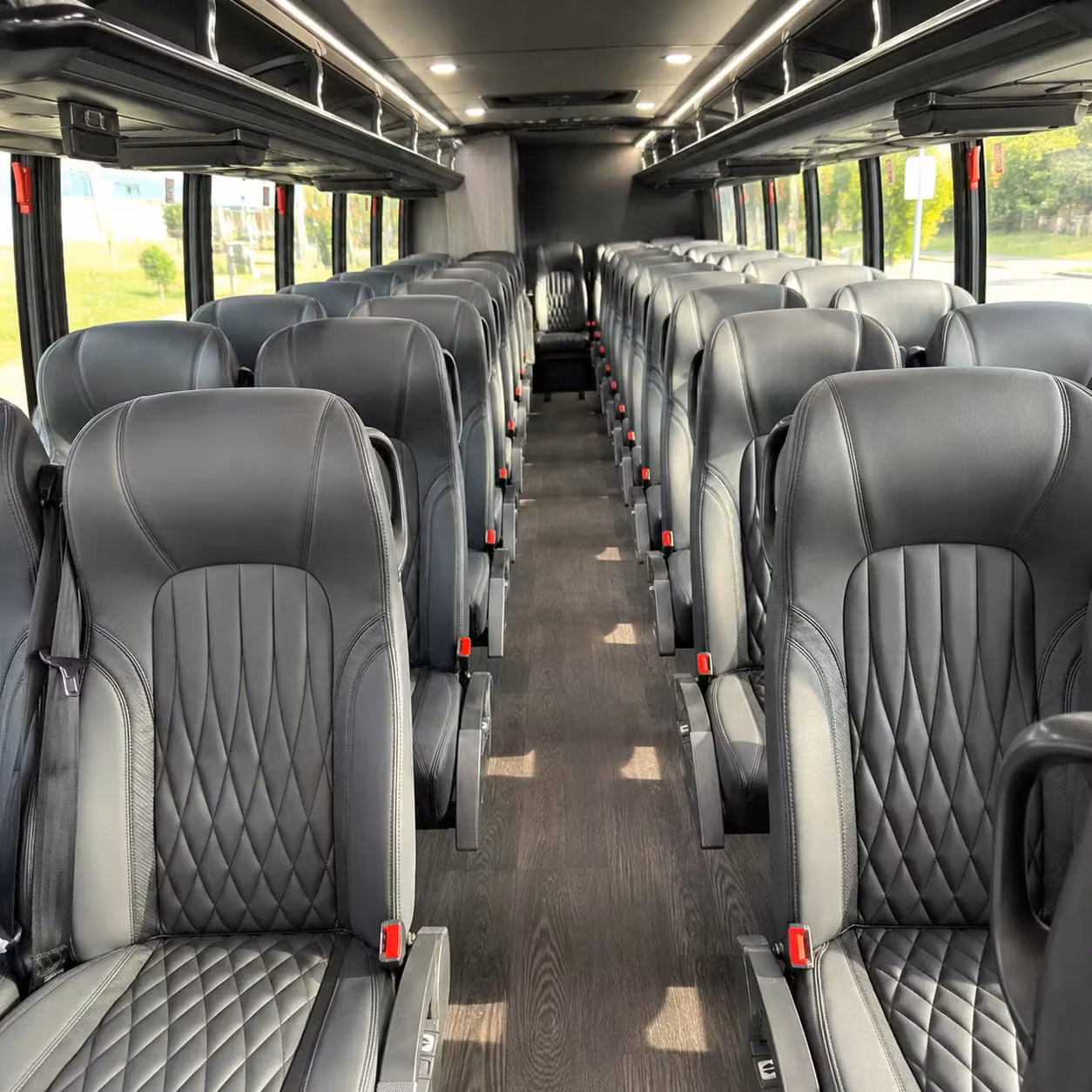 30 passenger minibus inside