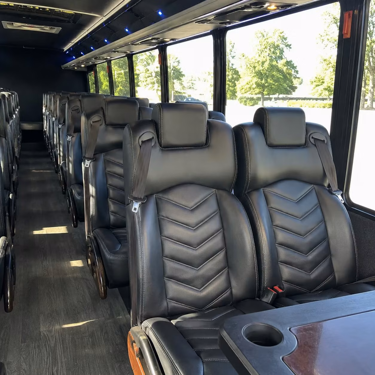 35 passenger minibus inside