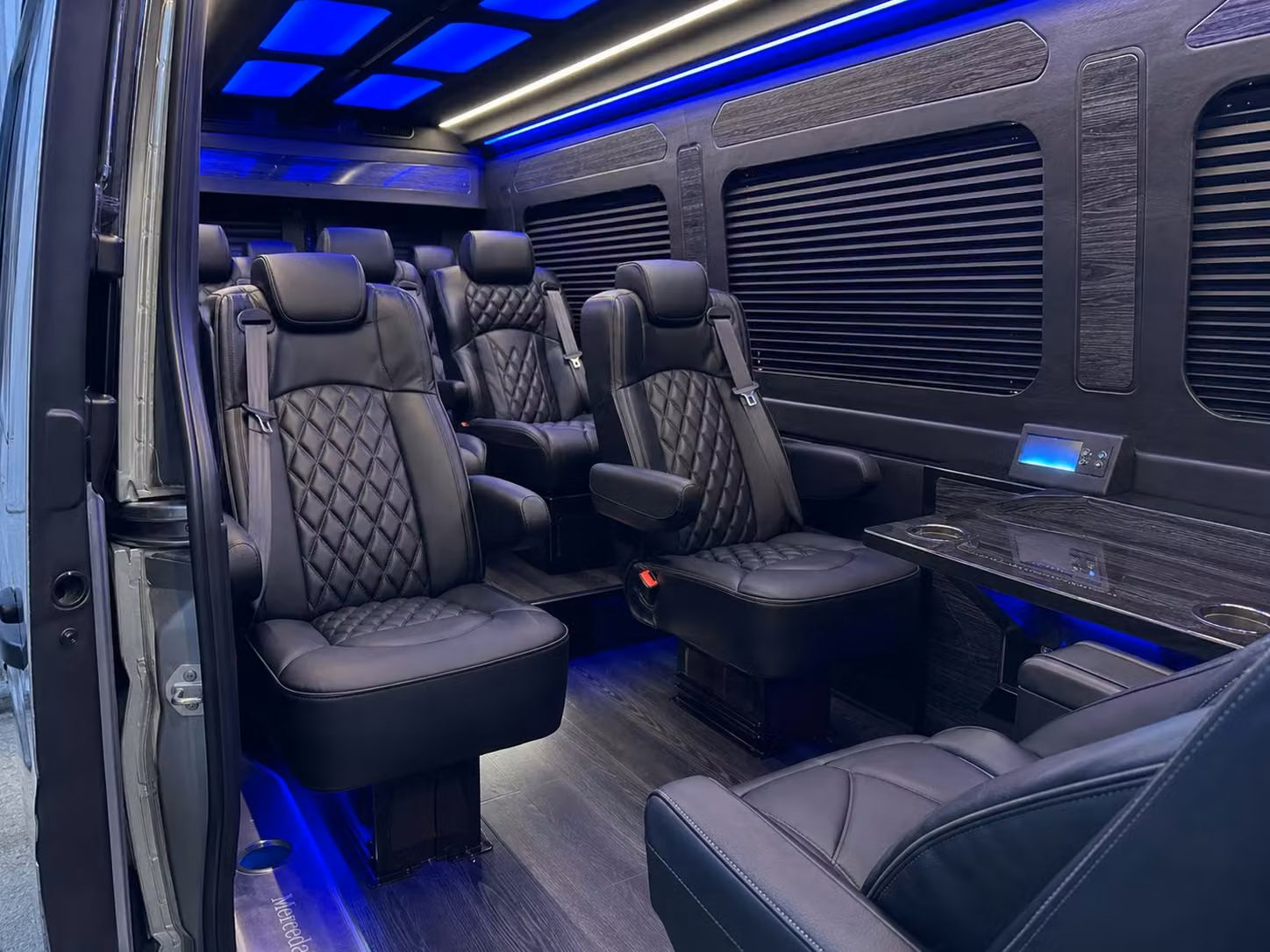 sprinter van transportation for groups and events across west des moines