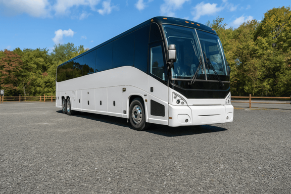 West Des Moines Coach Bus Service 56 Passenger Charter Bus